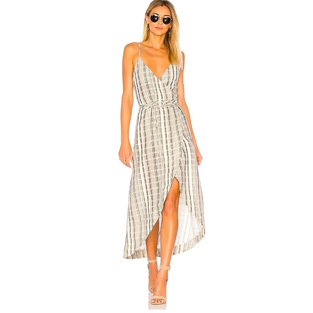 One Teaspoon Wrap Midi Dress